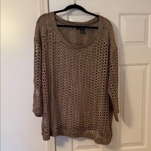 Women's Gold Sweater
